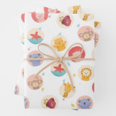 Feuille De Papier Cadeau babygirll (En situation)