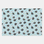 Feuille De Papier Cadeau Bac de diplôme, Tassel et Confetti (Devant 2)