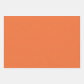 Feuille De Papier Cadeau Bac de graduation orange (Devant 2)