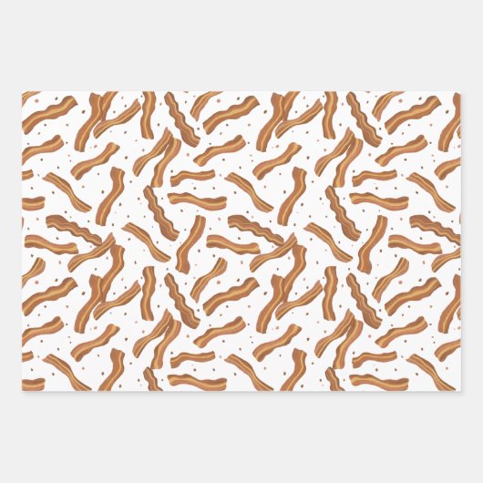 Feuille De Papier Cadeau Bacon and bits pattern (Devant 3)