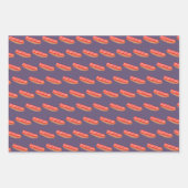 Feuille De Papier Cadeau Bacon mignon (Devant 2)