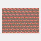 Feuille De Papier Cadeau Bacon mignon (Devant)