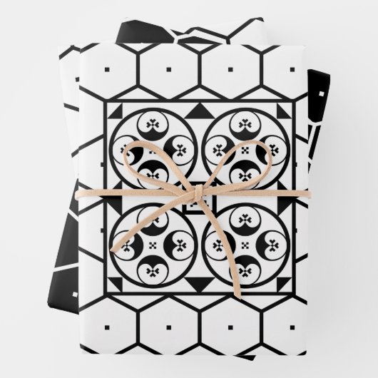 Feuille De Papier Cadeau Baia Ancienne mosaïque romaine - Motif (En situation)