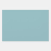 Feuille De Papier Cadeau Bain Gold et Turquoise (Devant 2)