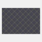 Feuille De Papier Cadeau Baird Patiné Tartan écossais (Devant 2)
