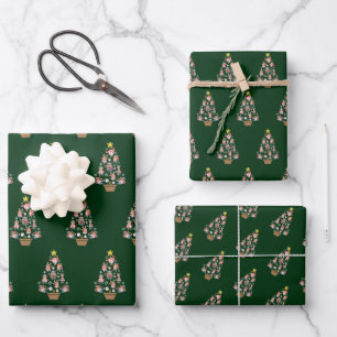 Feuille De Papier Cadeau Bal de baseball Animaux Arbre de Noël
