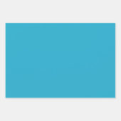 Feuille De Papier Cadeau Bal Violet clair Vive Bleu Tons 3 (Devant 2)