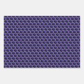 Feuille De Papier Cadeau Balances violettes (Devant 3)
