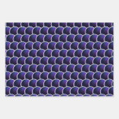 Feuille De Papier Cadeau Balances violettes (Devant)