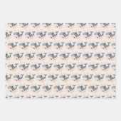Feuille De Papier Cadeau Baleine mignonne (Devant 2)