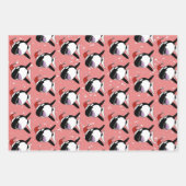 Feuille De Papier Cadeau Baleine tueuse Orca Christmas (Devant)