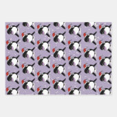 Feuille De Papier Cadeau Baleine tueuse Orca Christmas (Devant)