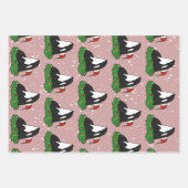 Feuille De Papier Cadeau Baleine tueuse Orca Christmas (Devant 3)