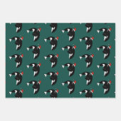 Feuille De Papier Cadeau Baleine tueuse Orca Christmas (Devant 3)