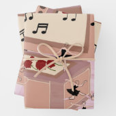 Feuille De Papier Cadeau Ballerina Symphony in a Box - Ballerina Art (En situation)