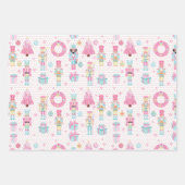 Feuille De Papier Cadeau Ballet Casse-noix rose mignon (Devant 2)