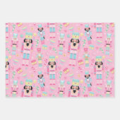 Feuille De Papier Cadeau Ballet Casse-noix rose mignon (Devant)