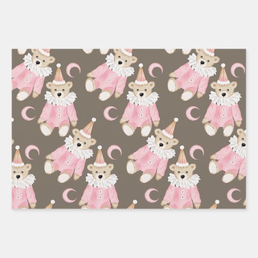Feuille De Papier Cadeau Ballet Pastel Nutcracker (Devant 2)