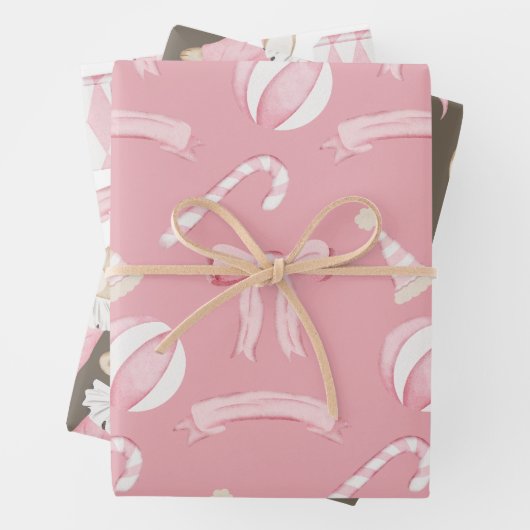 Feuille De Papier Cadeau Ballet Pastel Nutcracker (En situation)