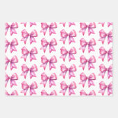 Feuille De Papier Cadeau Ballons Coeur Rose Anniversaire (Devant 2)