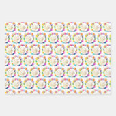 Feuille De Papier Cadeau Ballons de l'Aïd moubarak (Devant 2)