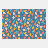 Feuille De Papier Cadeau Balloon bougie fête d'anniversaire (Devant)