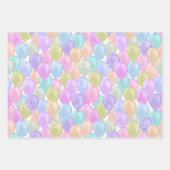 Feuille De Papier Cadeau Balloon Pastel (Devant 2)