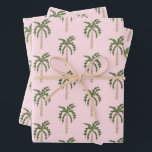 Feuille De Papier Cadeau Balnéaire Soiree Palm Trees Rose Cute CUSTOM<br><div class="desc">Papier d'emballage personnalisé ! L'art fait main pour vous ! Parfait pour une douche de nage en bord de mer, une fête de bachelorette, une fête de fiançailles ou un anniversaire. ENTIÈREMENT PERSONNALISABLE ! MERCI POUR LE SOUTIEN DES ARTISTES INDÉPENDANTS ! Toutes les oeuvres d'art et les dessins sont créés...</div>