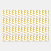 Feuille De Papier Cadeau Bananes Banana Pudding Pie de crème (Devant)