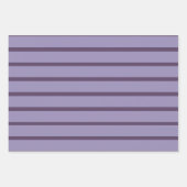 Feuille De Papier Cadeau Bandes pourpres (Devant 2)