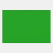 Feuille De Papier Cadeau Bandes rouges, vertes et blanches (Devant 3)