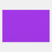 Feuille De Papier Cadeau Bandes violettes, orange et roses (Devant 3)