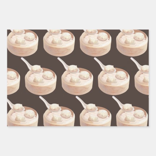 Feuille De Papier Cadeau Bao Baby - Tea Time Bao Buddies (Devant 3)