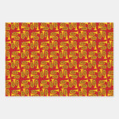 Feuille De Papier Cadeau Baritone Crosshatch (Devant 2)