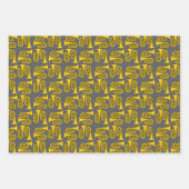 Feuille De Papier Cadeau Baritone Crosshatch (Devant)