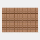 Feuille De Papier Cadeau Barre à bonbons au chocolat (Devant 2)