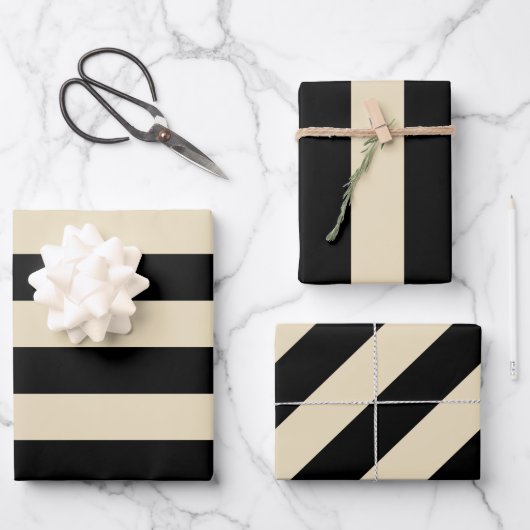 Feuille De Papier Cadeau Barre croisée (Recto)