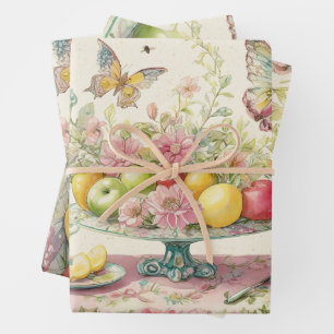 Feuille De Papier Cadeau Barroque Vie morte
