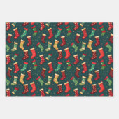 Feuille De Papier Cadeau Bas et étincelles (Devant 3)