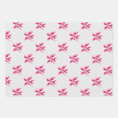 Feuille De Papier Cadeau Bas vintage roses (Devant 3)