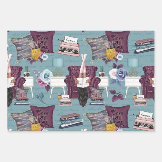 Feuille De Papier Cadeau Basculement (Devant 3)