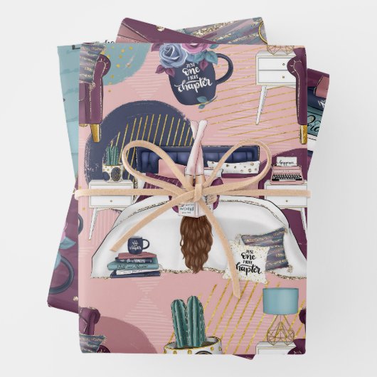 Feuille De Papier Cadeau Basculement (En situation)