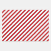 Feuille De Papier Cadeau Basique Diagonal Stripes Faux Torn Effet (Devant)