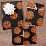 Feuille De Papier Cadeau Basket-ball Motif Black Kids Nom Sports<br><div class="desc">Basket-ball Motif Black Kids Nom Sports Wrapping Feuilles papier. Personnalisez avec votre nom ou effacez-le. Idéal comme un emballage cadeau pour l'anniversaire ou Noël.</div>