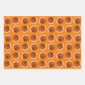 Feuille De Papier Cadeau Basketball Balls Enfants Nom Sports Joyeux Noël (Devant 2)