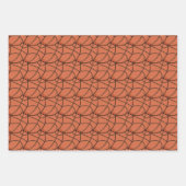 Feuille De Papier Cadeau Basketball Pattern (Devant 2)