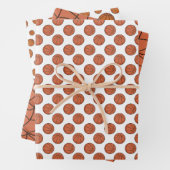 Feuille De Papier Cadeau Basketball Pattern (En situation)