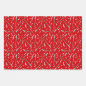 Feuille De Papier Cadeau Bass Clarinet Music Note Motif (Devant)