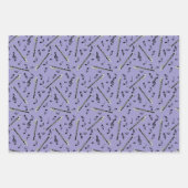 Feuille De Papier Cadeau Bass Clarinet Music Note Motif (Devant 2)