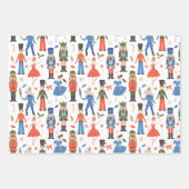 Feuille De Papier Cadeau Basse Noisette Ballet Motif Noël (Devant)